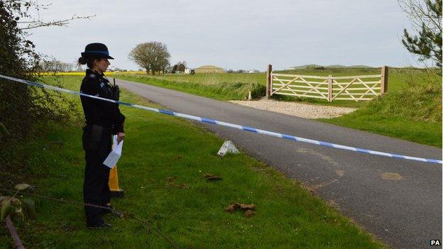 Cordoned off Old Buckenham