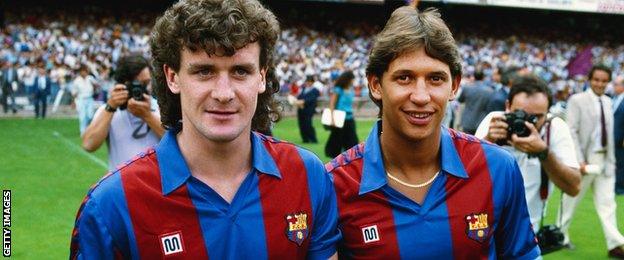 Mark Hughes and Gary Lineker