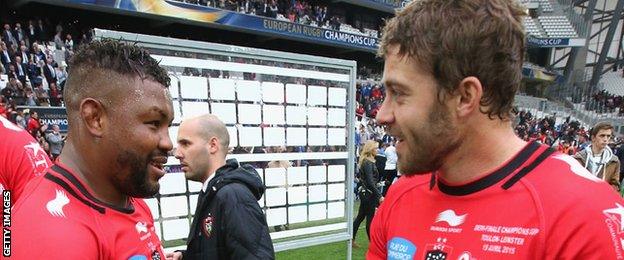 Steffon Armitage and Leigh Halfpenny