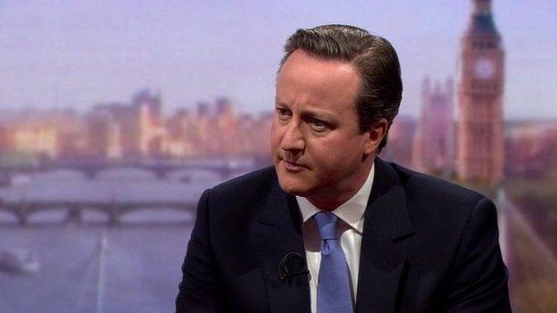 David Cameron was grilled on BBC Radio One's Newsbeat