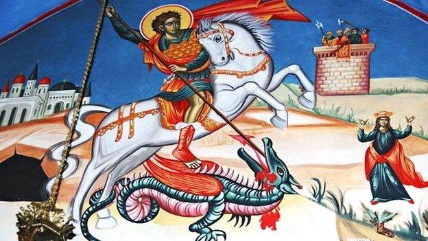 An image of St George