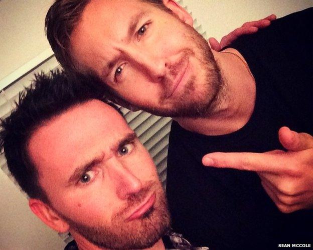 Sean McCole and Calvin Harris