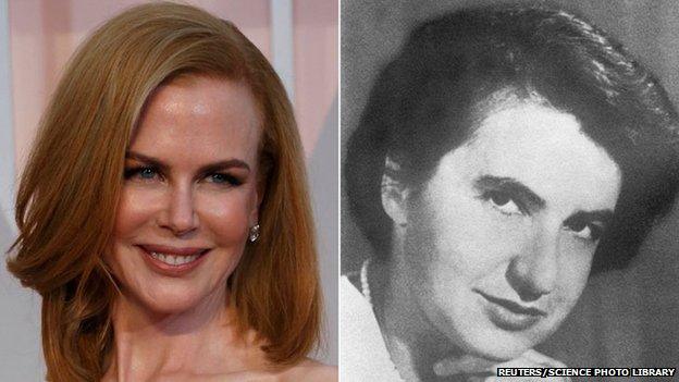 Nicole Kidman and Rosalind Franklin