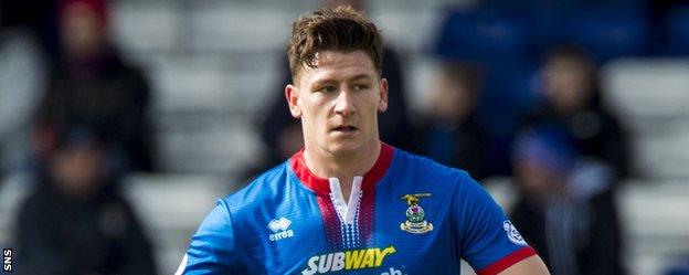 Inverness defender Josh Meekings