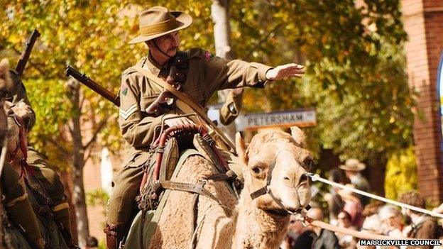 Marrickville in Sydney commemorates WW1 centenary