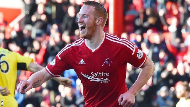 Adam Rooney joined Aberdeen from Oldham Athletic