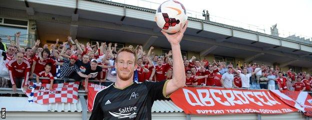 Adam Rooney's season started well with a hat-trick against FK Daugava Riva in Europa League qualifying