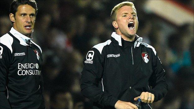 Jason Tindall and Eddie Howe