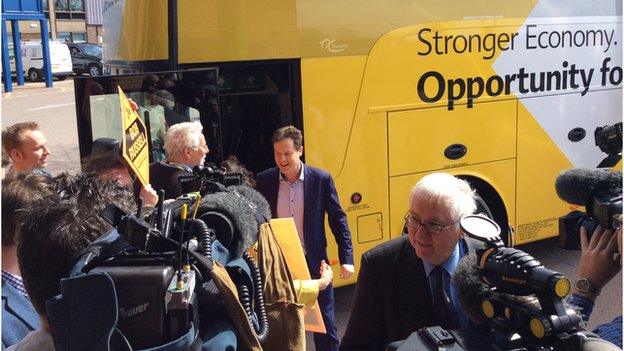 Sir Bob Russell and Nick Clegg