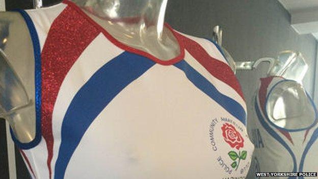 Vest belonging to Nicola Adams