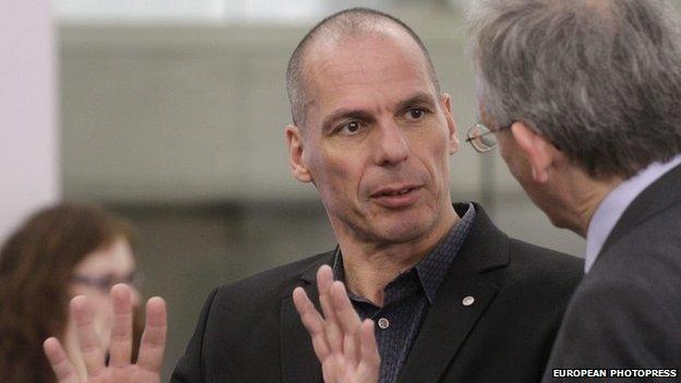 Greek Finance Minister Yanis Varoufakis