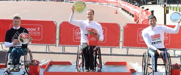 David Weir, Marcel Hug, Ernst Van Dyk