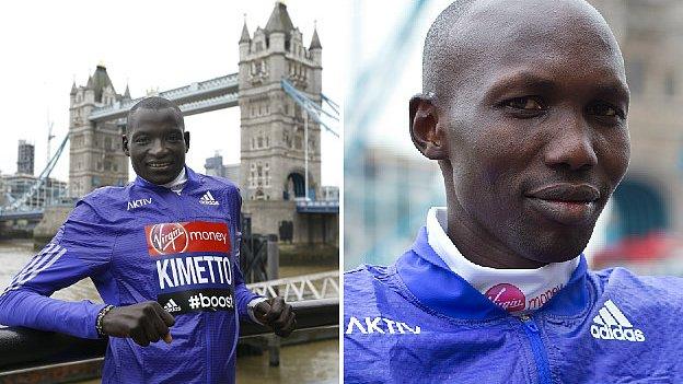 Dennis Kimetto (left) Wilson Kipsang