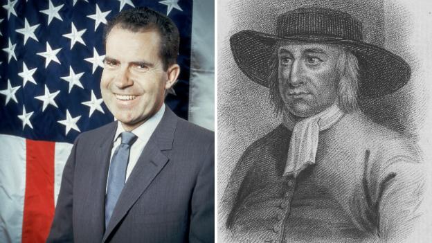 Richard Nixon and George Fox