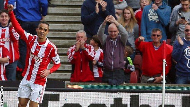 Stoker City forward Peter Odemwingie