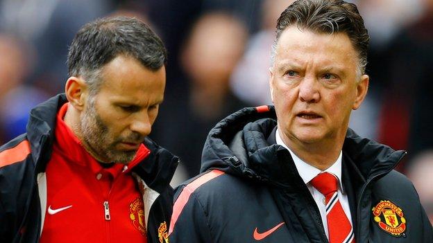 Louis van Gaal and Ryan Giggs