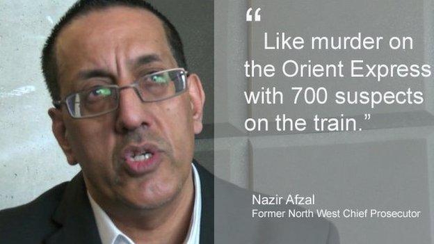 Former North West Chief Prosecutor Nazir Afzal said the investigation at Stepping Hill was "large and complex"