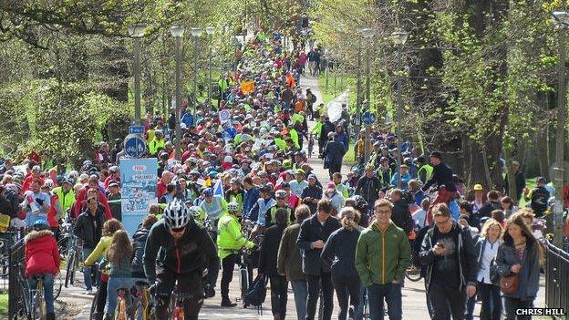 Pedal on Parliament event