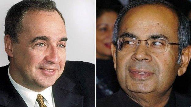 Len Blavatnik and Gopi Hinduja