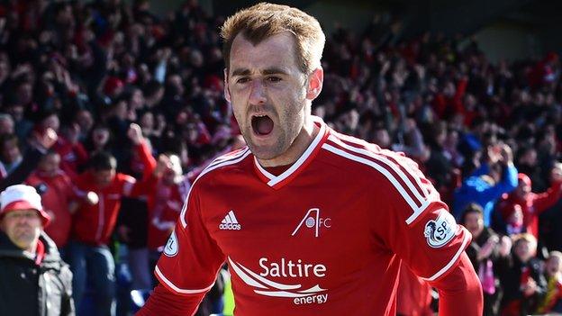 Aberdeen match winner Niall McGinn