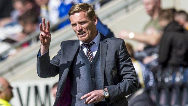 St Mirren manager Gary Teale