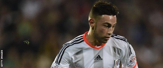 Fulham forward Patrick Roberts