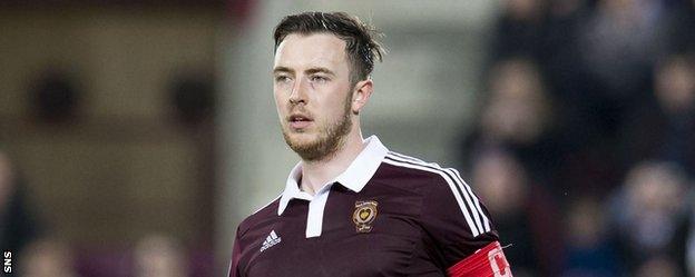 Hearts captain Danny Wilson