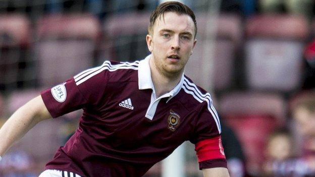 Hearts captain Danny Wilson