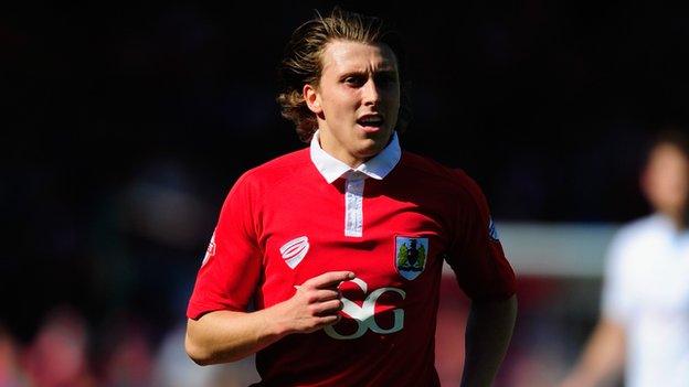 Bristol City midfielder Luke Freeman