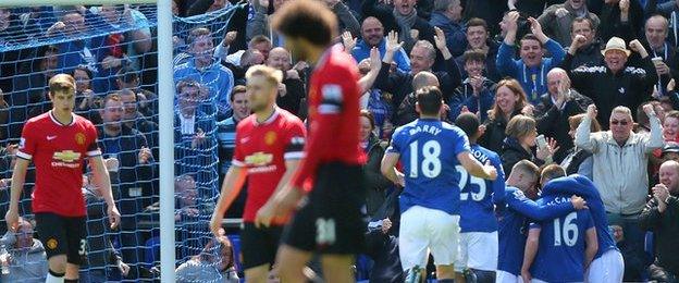 James McCarthy celebrates