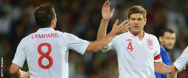 Frank Lampard and Steven Gerrard