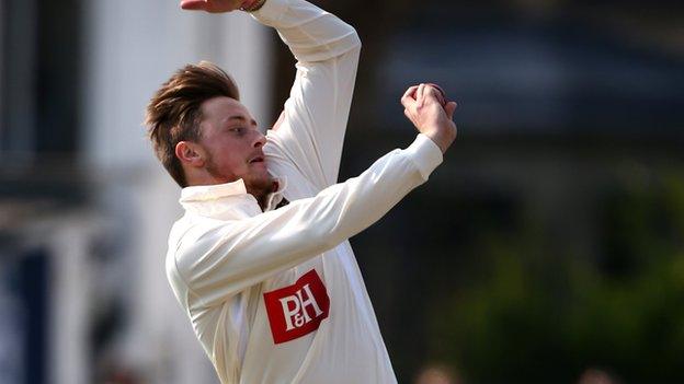 Sussex fast bowler Ollie Robinson