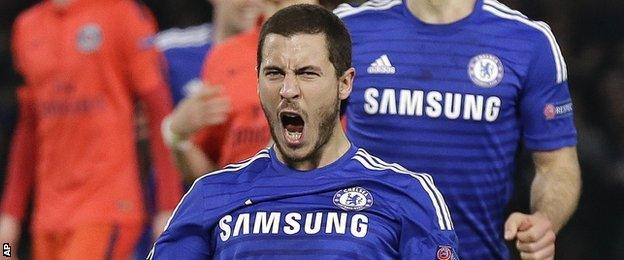 Chelsea forward Eden Hazard