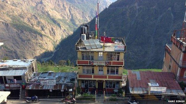 Dhunche in the Langtang mountains, north of Kathmandu, near the Chinese border