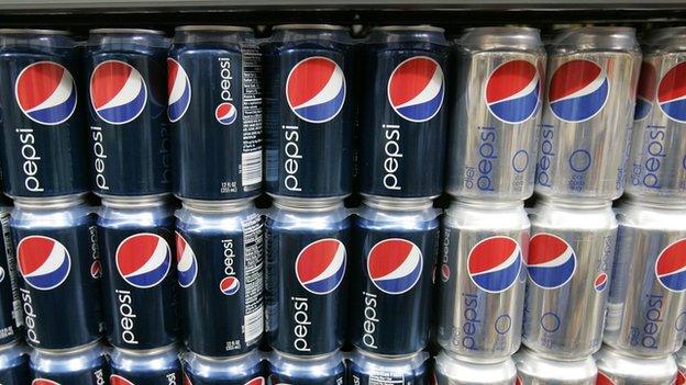 Pepsi cans