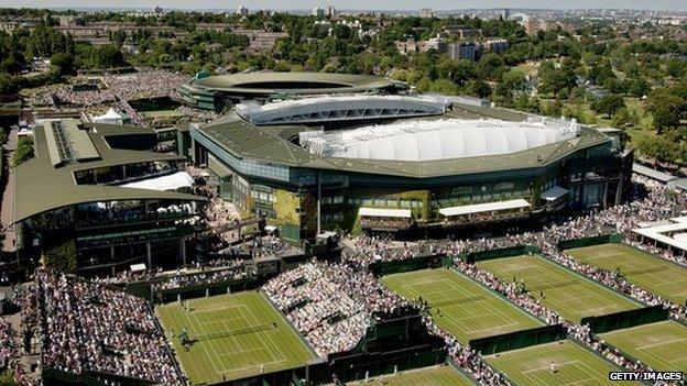 Wimbledon courts