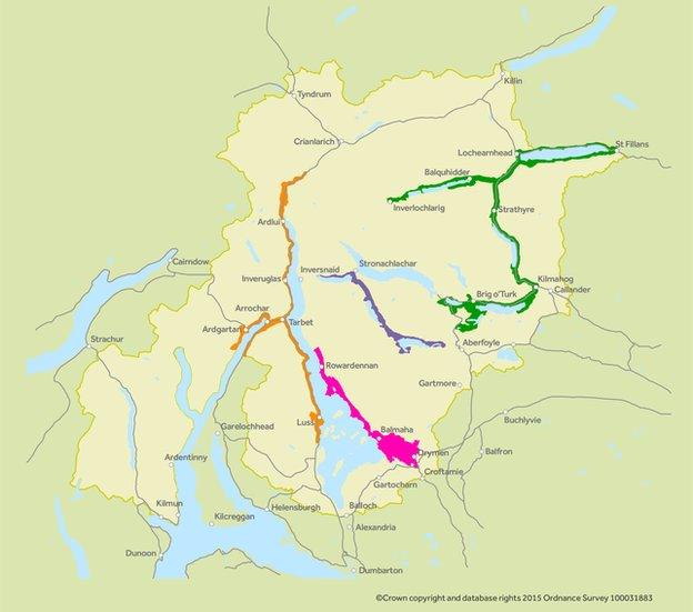 zones map