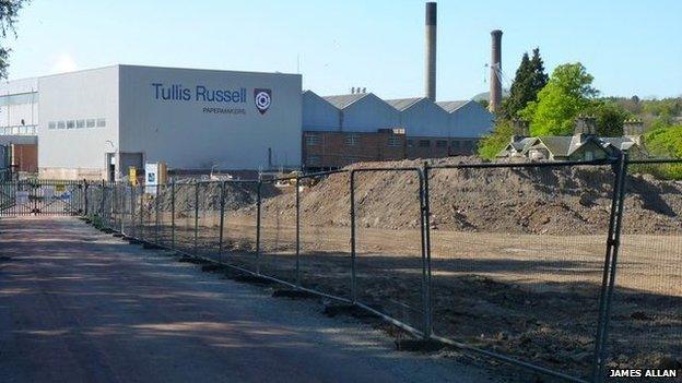 Tullis Russell paper mill, Markinch