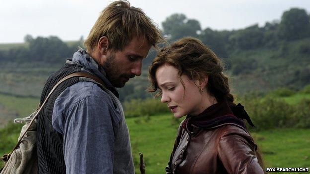 Carey Mulligan and Matthias Schoenaerts in Far From the Madding Crowd