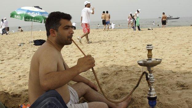 Lebanon beach scene (file photo)