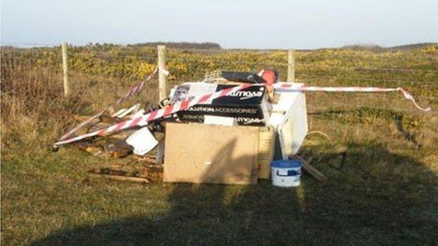 fly tipping in Pembrokshire