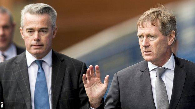 Paul Murray and Dave King await a decision from the Scottish Football Association