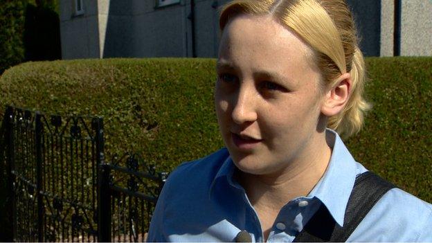 SNP candidate Mhairi Black is a 20-year-old Glasgow University student