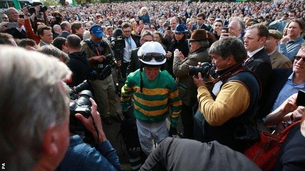 AP McCoy after his last race