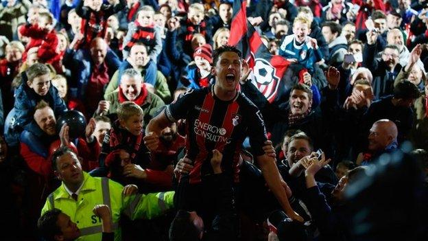 Bournemouth celebrate