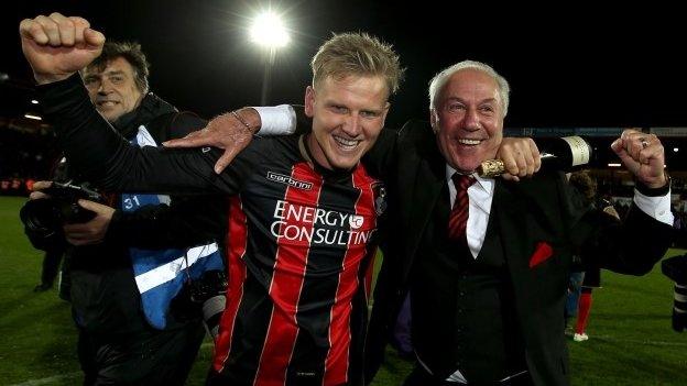 Bournemouth celebrate