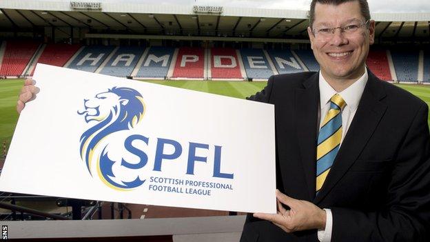 SPFL chief executive Neil Doncaster has yet to find a sponsor for the new league set-up