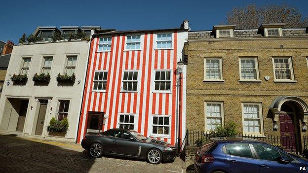 Stripy house