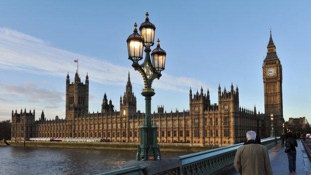 Westminster at dawn