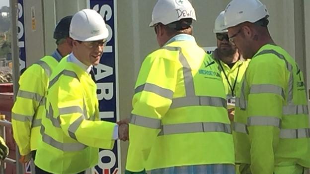 George Osborne visits the Mersey Gateway